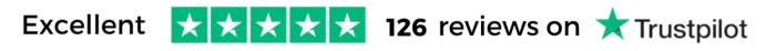 Excellent - 126 reviews on Trustpilot